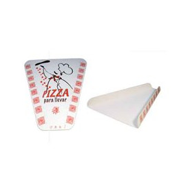 Gegolfde Pizza stuk doosje 