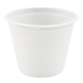 Suikerriet Container wit Ø9,5cm 425ml (600 stuks)