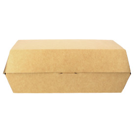 Sandwich Paper Container kraft 20x10x8cm (25 stuks)