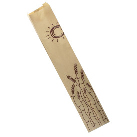 Papieren voedsel zak "Espigas" 9+5x50cm (100 stuks)