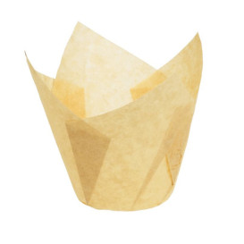 Cupcake vorm voering tulpvorm Nature Ø5x5/8cm (2000 stuks)