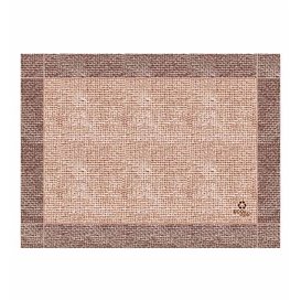 Papieren Placemats 30x40cm kraft "Jute" 40g (1000 stuks)