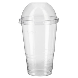 Plastic PP koepel Deksel gesloten Transp. Ø7,9cm (1.000 stuks)