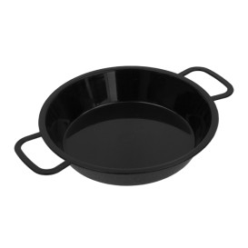 Zwarte Paella Pan van PP 120ml (200 Stuks)