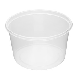 Plastic deli Container transparant PP 300ml Ø10,5cm (100 stuks) 