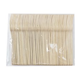 Houten vork Eco 16cm (100 stuks)