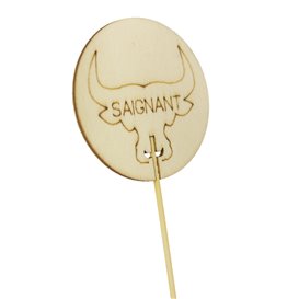 Middel Zware Voedselteller “Saignant” 9 cm (1200 stuks)