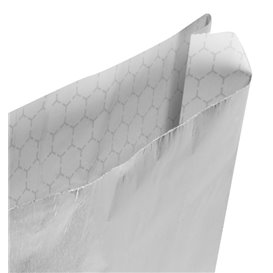 Zak Vetvrij Aluminiumfolie Zilver 22,3+5x20cm (250 stuks)